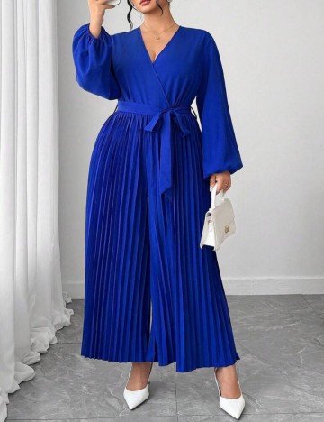 Salopetă lungă Shein Curve+, albastru