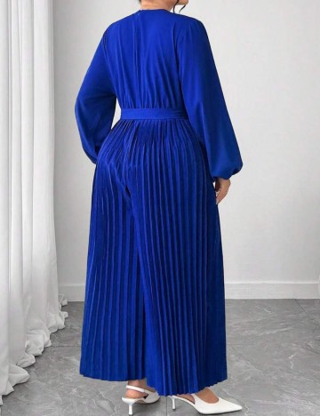 Salopetă lungă Shein Curve+, albastru