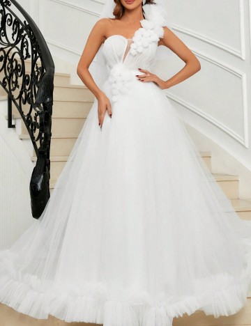 Rochie de ocazie și bridal Shein, alb