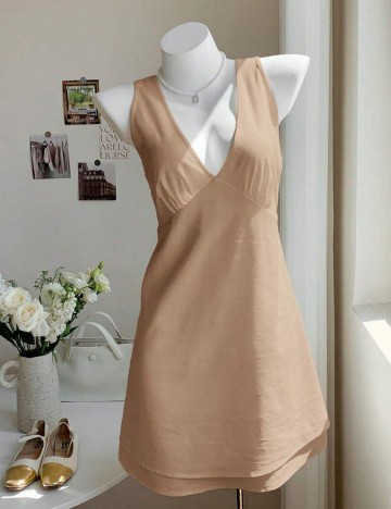 Rochie mini Shein, bej