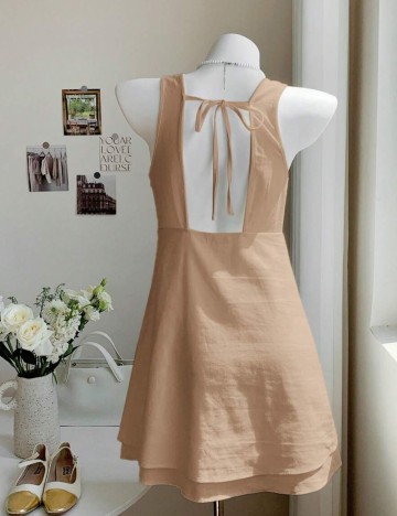 Rochie mini Shein, bej