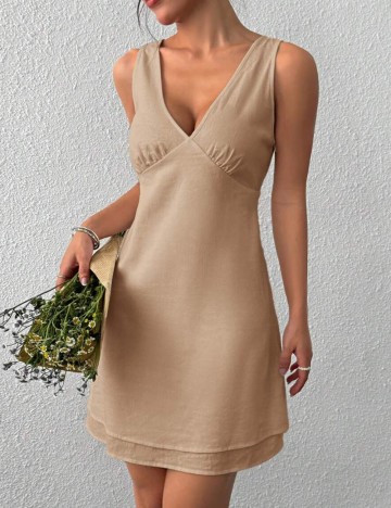 Rochie mini Shein, bej