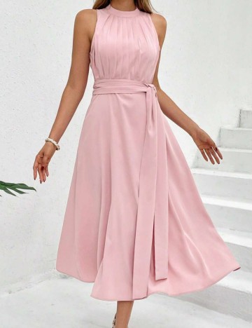 Rochie midi Shein, roz