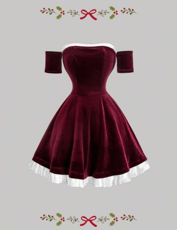 Rochie mini Shein, vișiniu