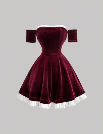 Rochie mini Shein, vișiniu