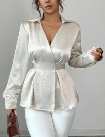 Cămașă Shein, crem