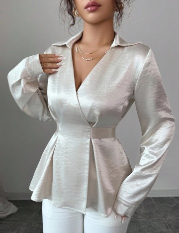 Cămașă Shein, crem