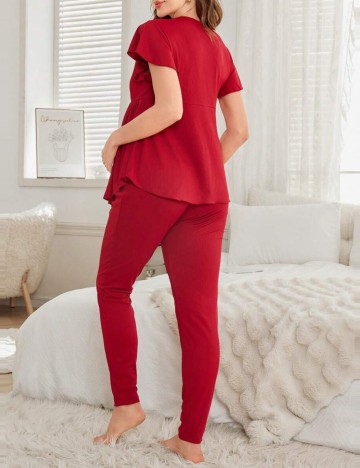 Compleu pijamale Shein, roșu