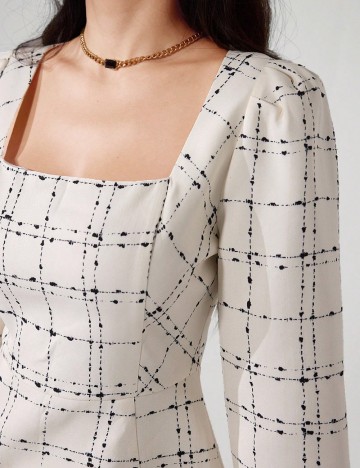 Rochie mini Shein, crem