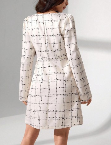 Rochie mini Shein, crem