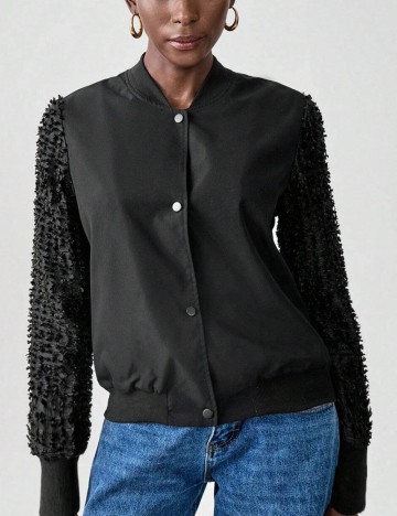 Jachetă Shein, negru