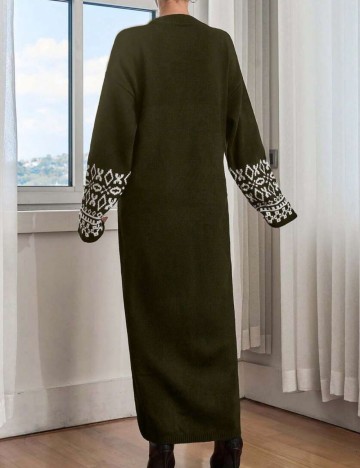 Rochie maxi Shein, kaki