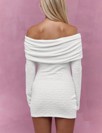 Rochie mini Shein Missguided, alb