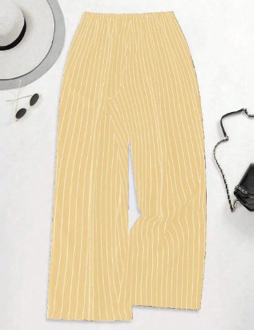 Pantaloni Shein Curve+, bej