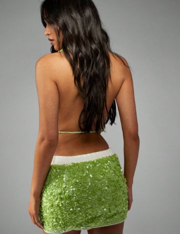Fustă mini Shein Missguided, verde