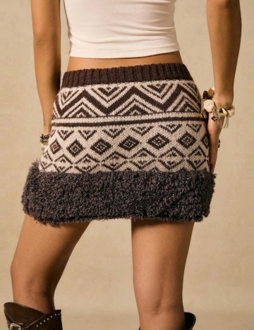 Fustă mini Shein, mix culori