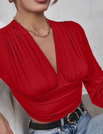 Bluză Shein, roșu