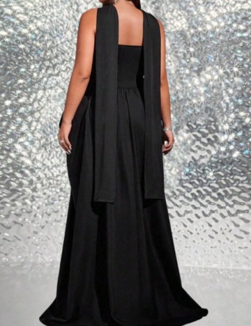 Rochie maxi Shein Curve+, negru