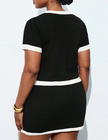 Compleu Shein Curve+, negru