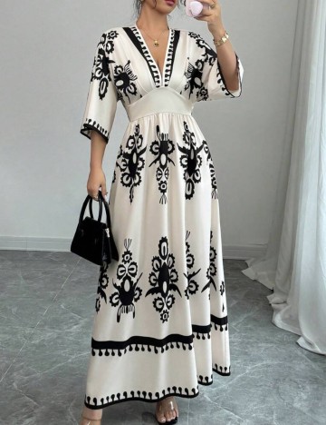 Rochie maxi Shein, mix culori