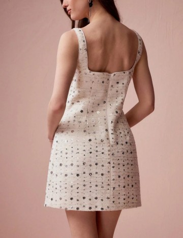 Rochie mini Shein, crem