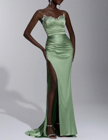 Rochie de ocazie Shein, verde