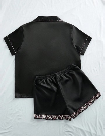 Compleu pijamale Shein, negru