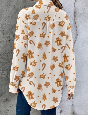 Cămașă Shein, bej