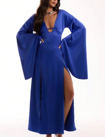 Rochie maxi Shein MUSERA, albastru