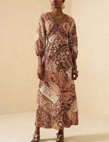 Rochie maxi Shein, mix culori