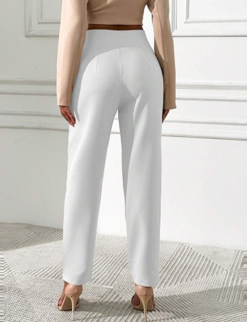 Pantaloni Shein, alb