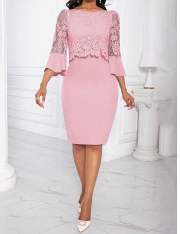 Rochie mini Shein, roz