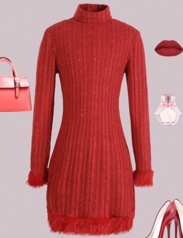 Rochie mini Shein, roșu