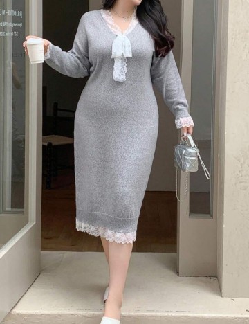 Rochie midi Shein, gri