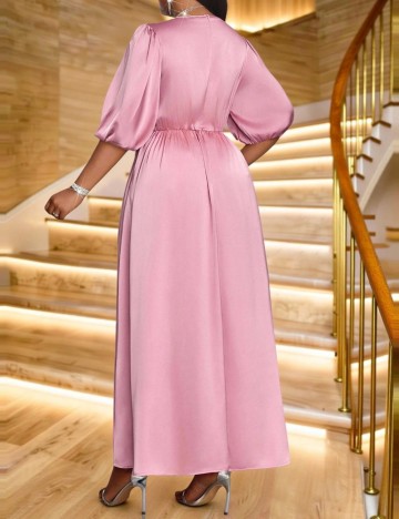 Rochie midi Shein Curve+, roz