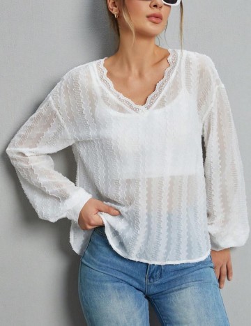 Cămașă Shein, alb