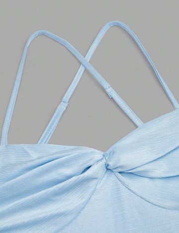 Rochie maxi Shein Curve+, albastru