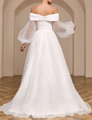 Rochie de ocazie și bridal Shein, alb