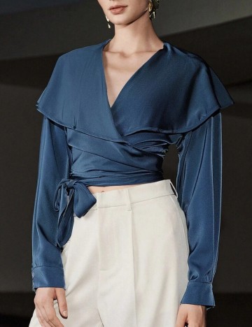 Cămașă Shein, albastru