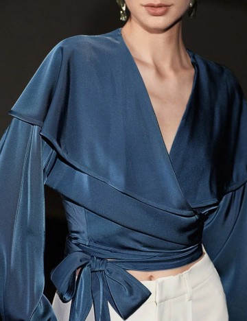 Cămașă Shein, albastru