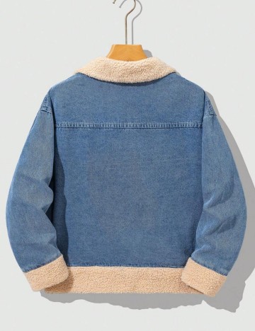 Geacă de blugi Shein, albastru