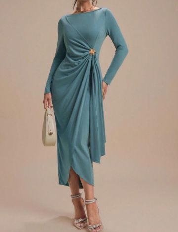 Rochie midi Shein, turcoaz