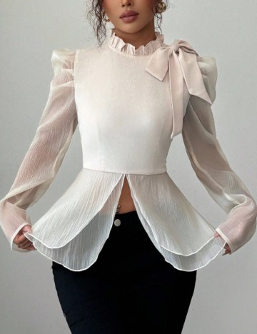 Cămașă Shein, crem