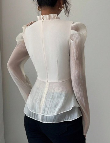 Cămașă Shein, crem