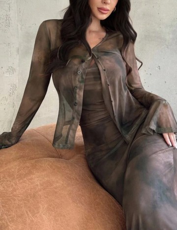 Set Rochie și Cămașă Shein, mix culori