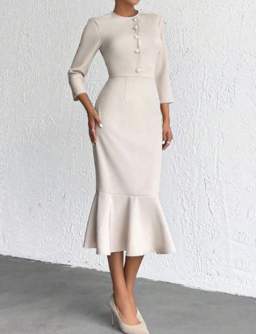 Rochie maxi Shein, bej