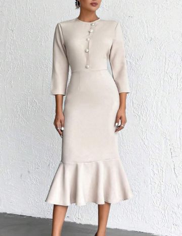 Rochie maxi Shein, bej