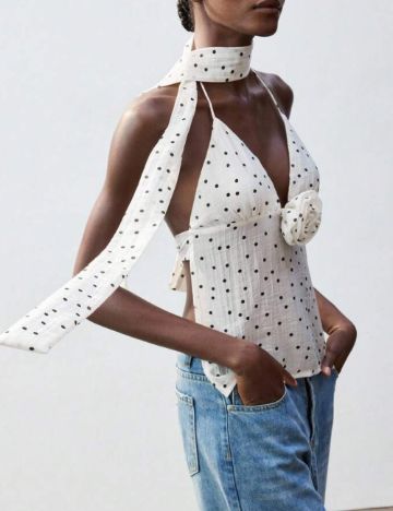 Top Shein, mix culori