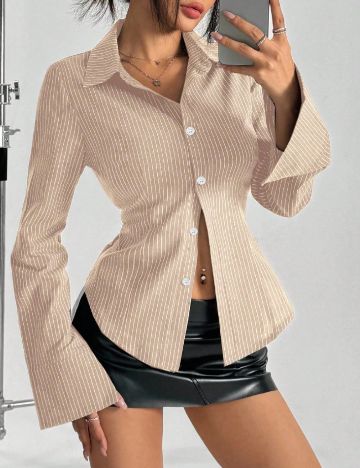 Cămașă Shein, crem