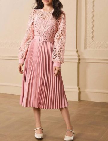 Rochie midi Shein, roz